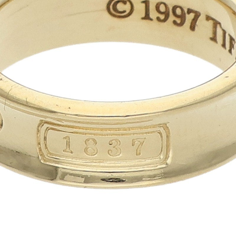 TIFFANY&Co. 1873 Narrow K18YG Ring Size ONE SIZE
