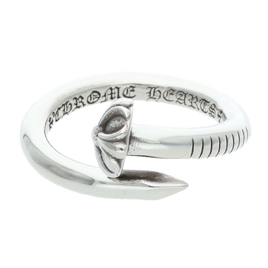Chrome Hearts Nail Crossball Silver Ring Size ONE SIZE