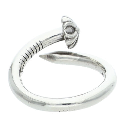Chrome Hearts Nail Crossball Silver Ring Size ONE SIZE