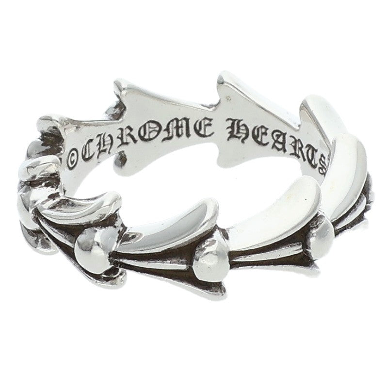 Chrome Hearts CROSS TAIL Silver Ring Size US 4.5