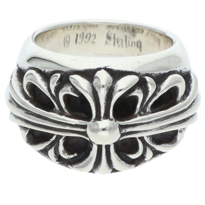 Chrome Hearts FLRL CRS Silver Ring Size US 3.5