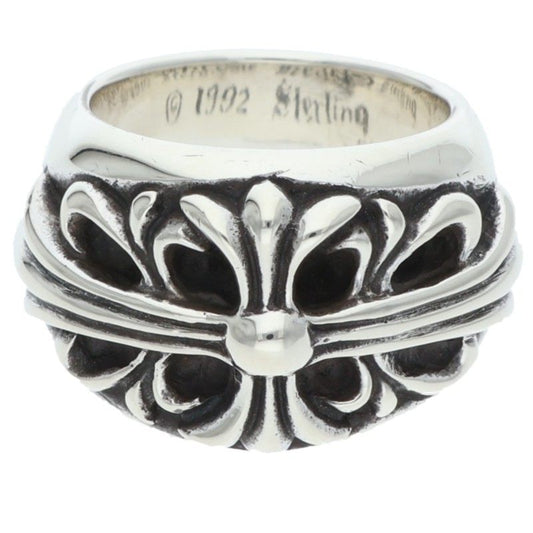 Chrome Hearts FLRL CRS Silver Ring Size ONE SIZE