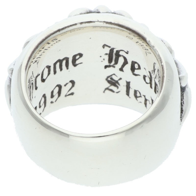 Chrome Hearts FLRL CRS Silver Ring Size US 3.5