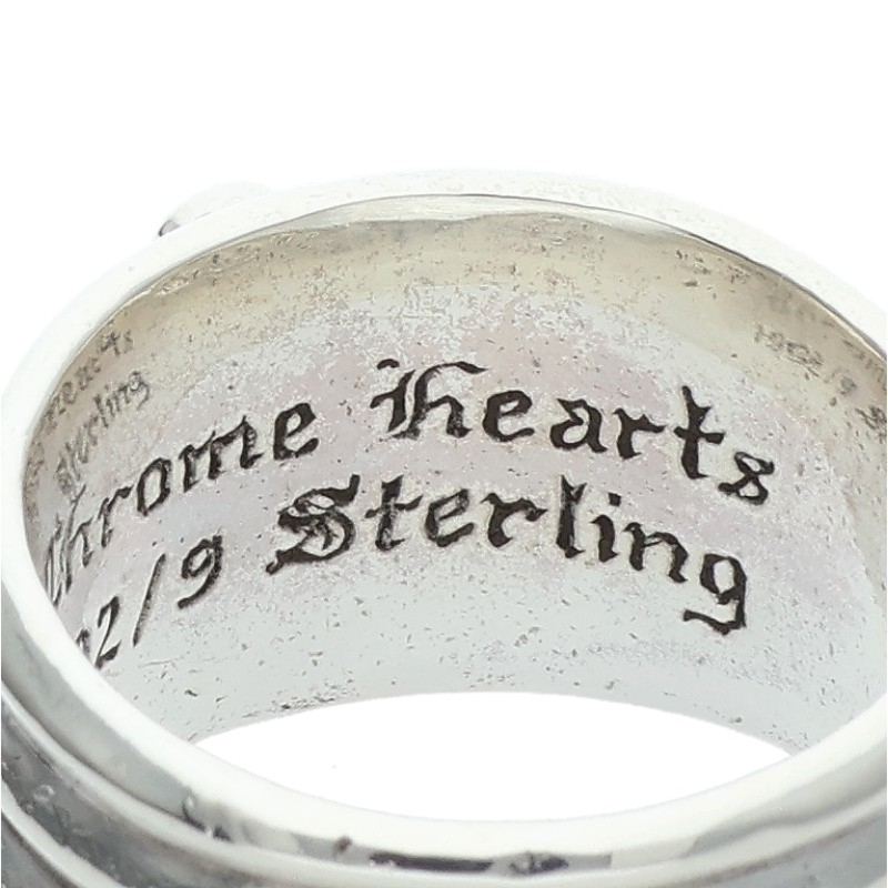 Chrome Hearts Dagger Silver Ring Size US 9