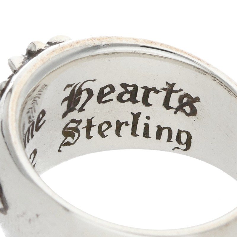 Chrome Hearts FLRL CRS Silver Ring Size ONE SIZE