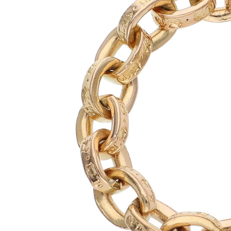 Chrome Hearts 22K Paper Chain Gold Ring Size ONE SIZE
