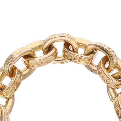Chrome Hearts 22K Paper Chain Gold Ring Size ONE SIZE