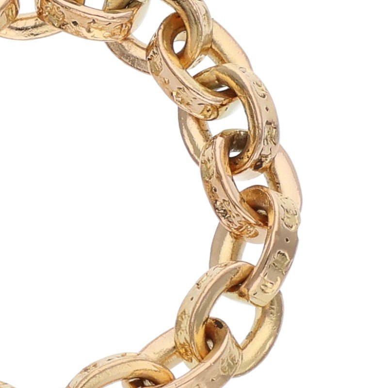 Chrome Hearts 22K Paper Chain Gold Ring Size ONE SIZE