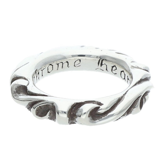 Chrome Hearts SCRL BAND Silver Ring Size ONE SIZE