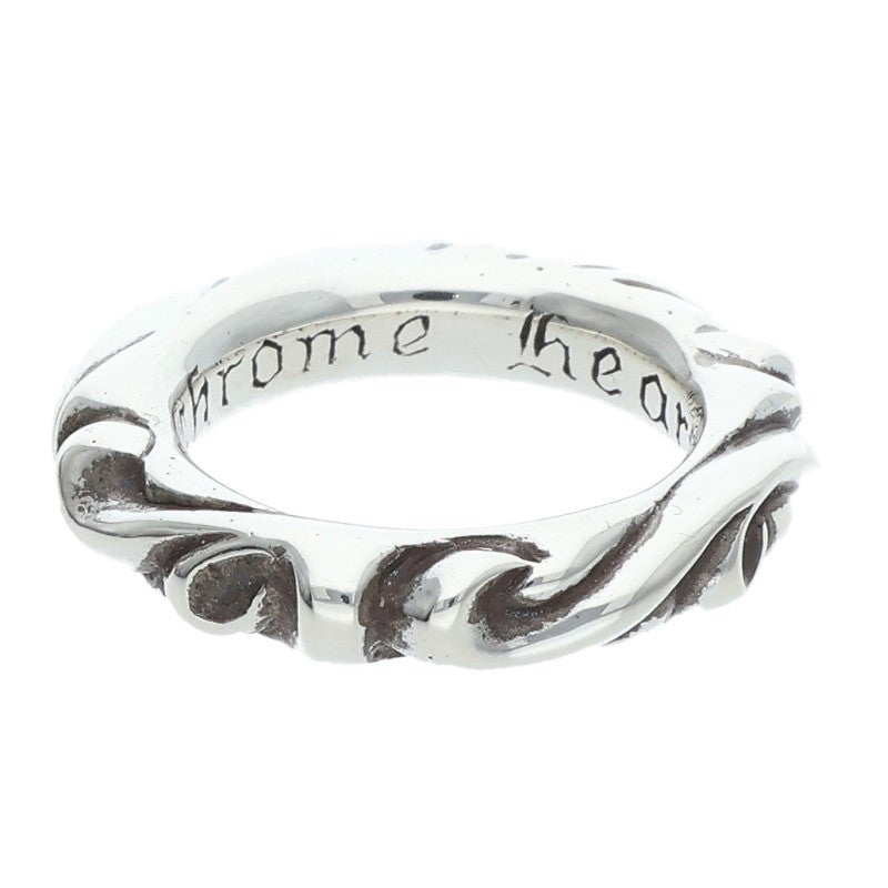 Chrome Hearts SCRL BAND Silver Ring Size US 4.5