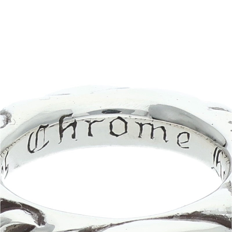 Chrome Hearts SCRL BAND Silver Ring Size US 4.5