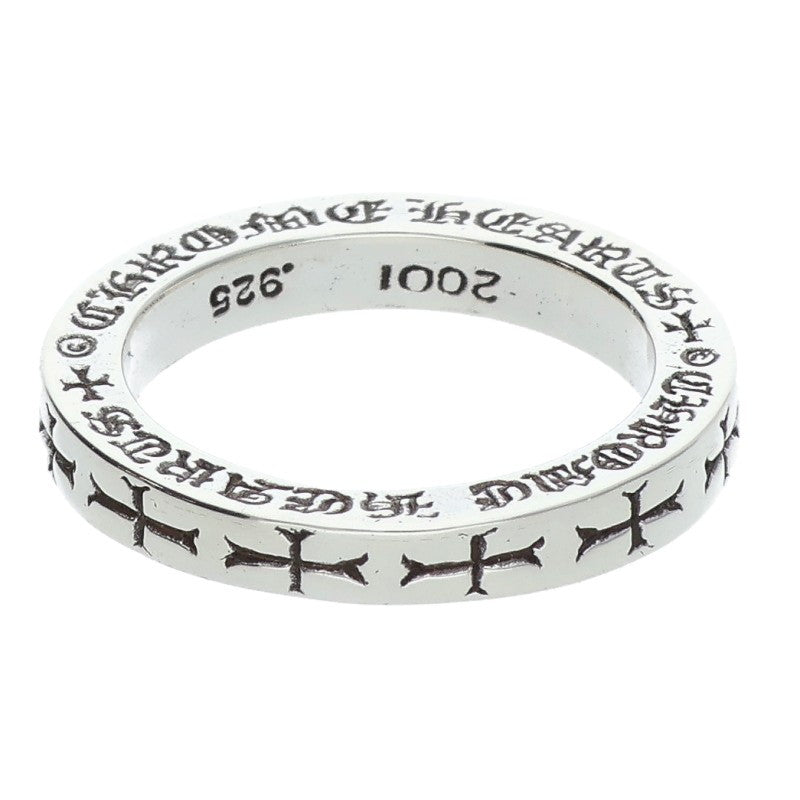 Chrome Hearts 3mm Spacer FUCKYOU Silver Ring Size ONE SIZE