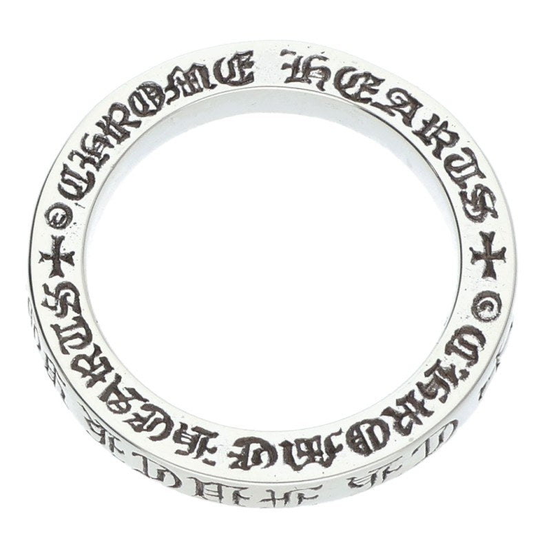 Chrome Hearts 3mm Spacer FUCKYOU Silver Ring Size ONE SIZE