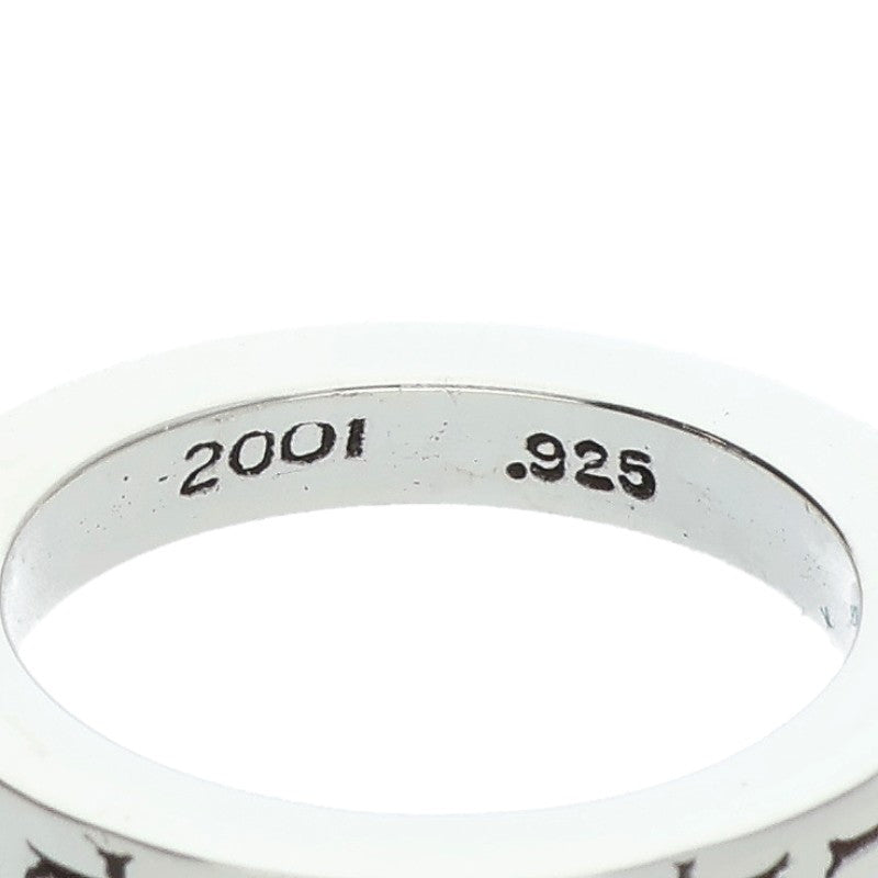 Chrome Hearts 3mm Spacer FUCKYOU Silver Ring Size ONE SIZE
