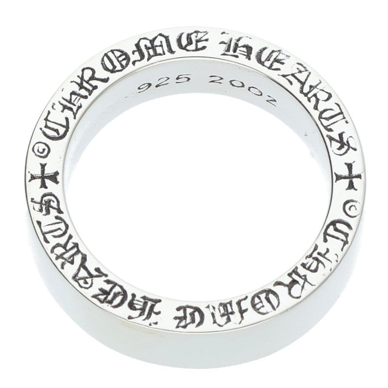 Chrome Hearts 6mm Spacer Plain Silver Ring Size US 8