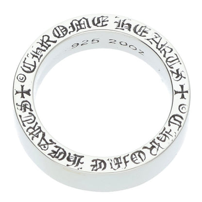 Chrome Hearts 6mm Spacer Plain Silver Ring Size US 8