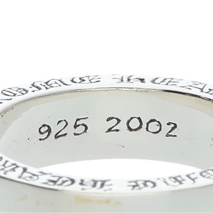 Chrome Hearts 6mm Spacer Plain Silver Ring Size US 8