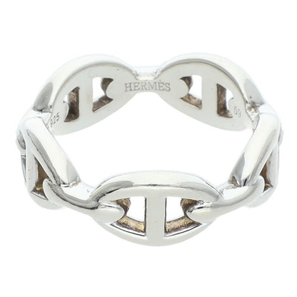 HERMES Chaine d'Ancre Enchainee PM Silver Ring Size ONE SIZE
