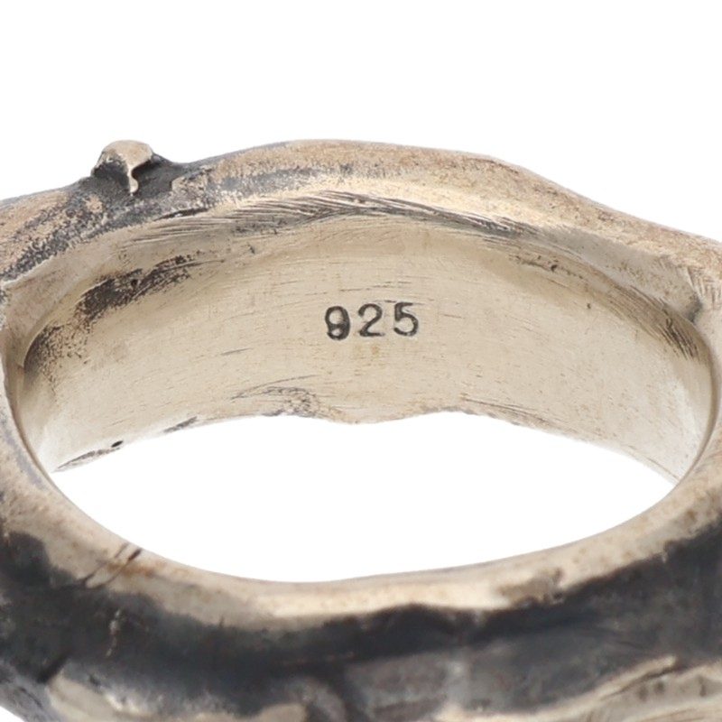 Blackmerle 925 MOOL Design Ring Size 18.5
