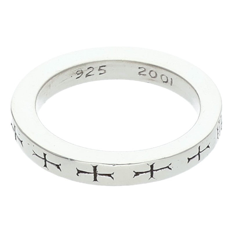 Chrome Hearts NYC Ltd 3mm Spacer Silver Ring Size US 8.5