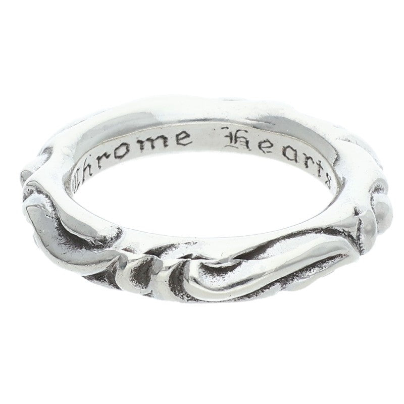 Chrome Hearts SCRL BAND Silver Ring Size ONE SIZE