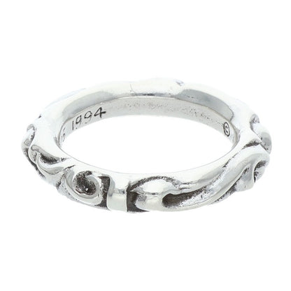 Chrome Hearts SCRL BAND Silver Ring Size ONE SIZE