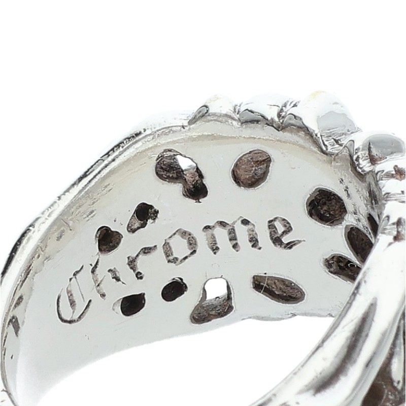 Chrome Hearts K&T Silver Ring Size ONE SIZE