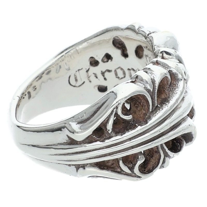 Chrome Hearts K&T Silver Ring Size ONE SIZE