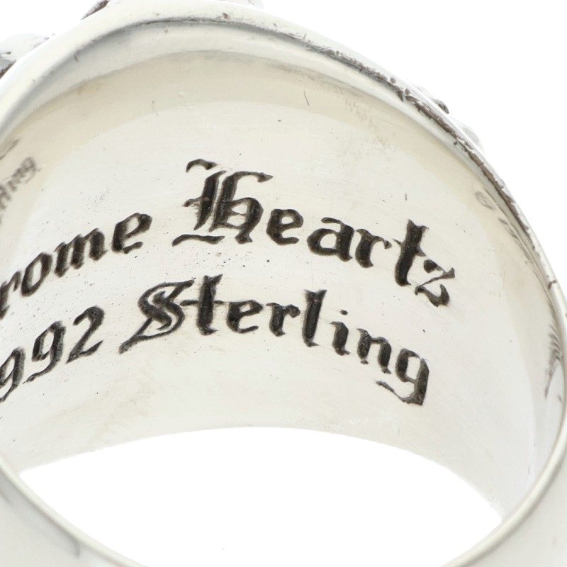 Chrome Hearts Keeper Silver Ring Size ONE SIZE
