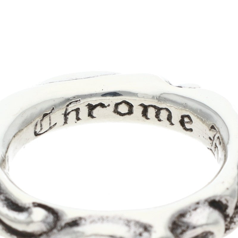 Chrome Hearts SCRL BAND Sterling Silver Ring Size ONE SIZE