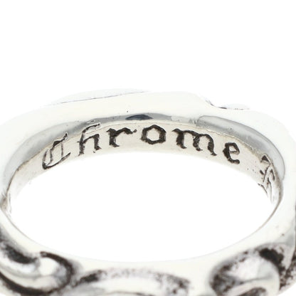 Chrome Hearts SCRL BAND Sterling Silver Ring Size ONE SIZE