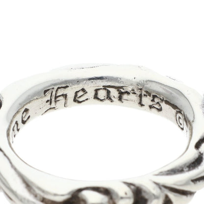 Chrome Hearts SCRL BAND Sterling Silver Ring Size ONE SIZE