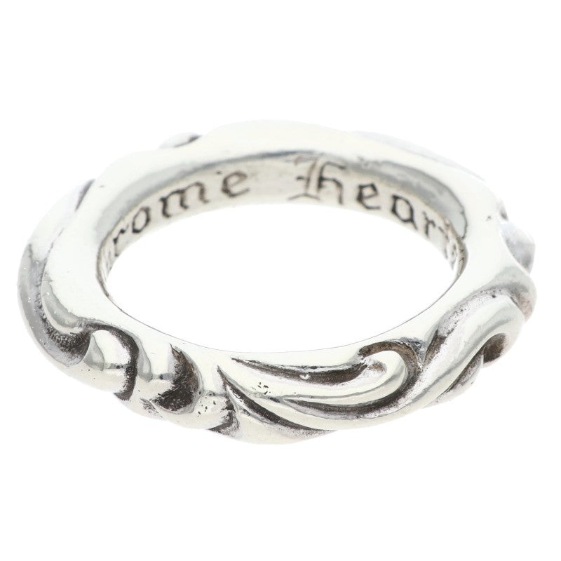 Chrome Hearts SCRL BAND Sterling Silver Ring Size US 6