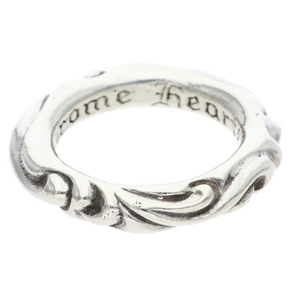 Chrome Hearts SCRL BAND Sterling Silver Ring Size US 6