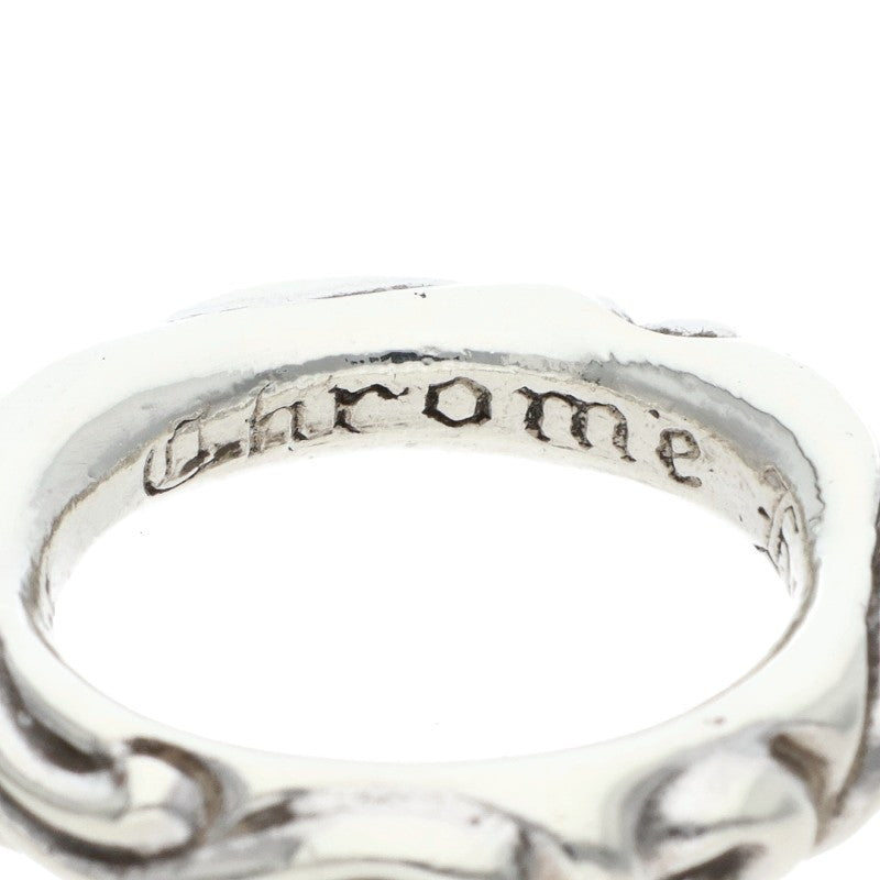 Chrome Hearts SCRL BAND Sterling Silver Ring Size US 6