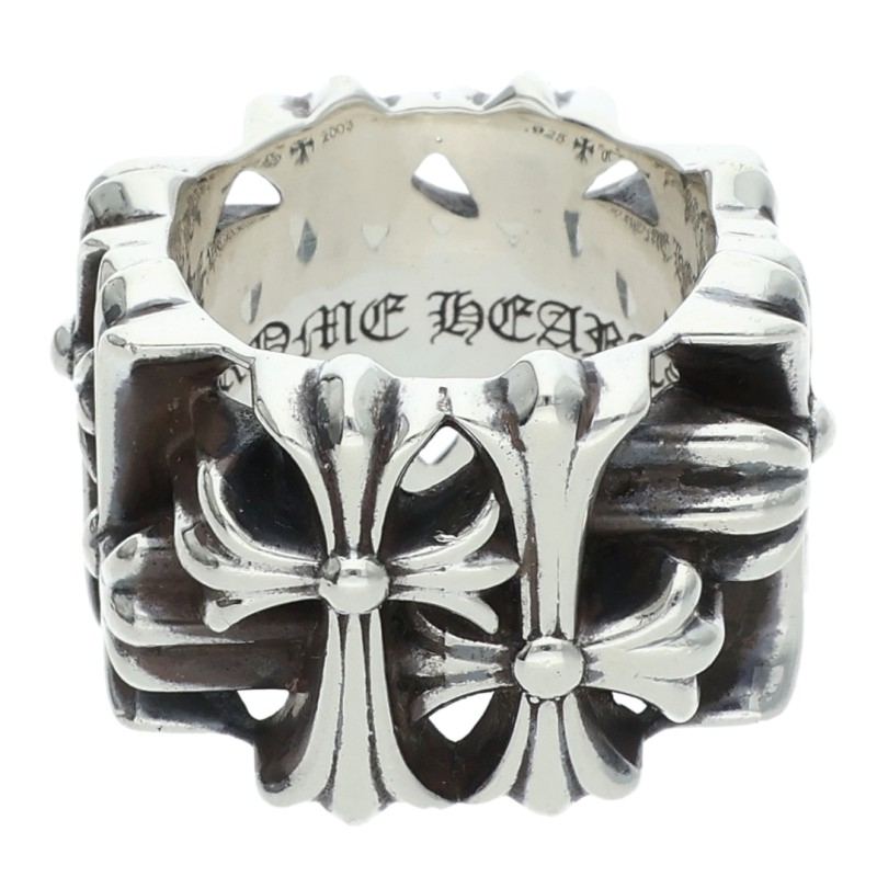 Chrome Hearts Square Cemetery Cross Silver Size ONE SIZE