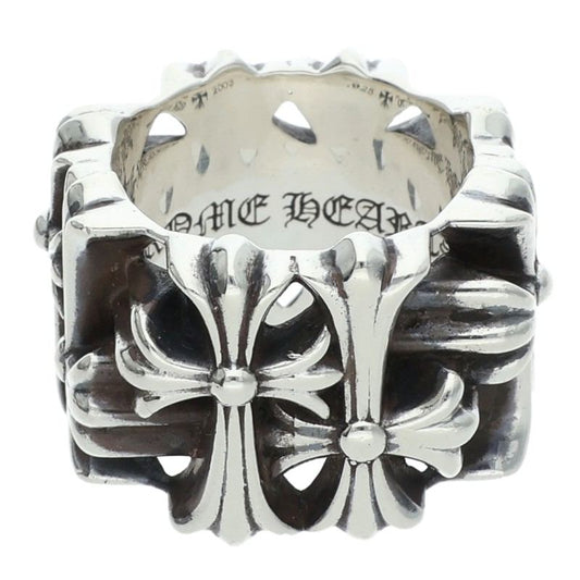 Chrome Hearts Square Cemetery Cross Silver Size ONE SIZE