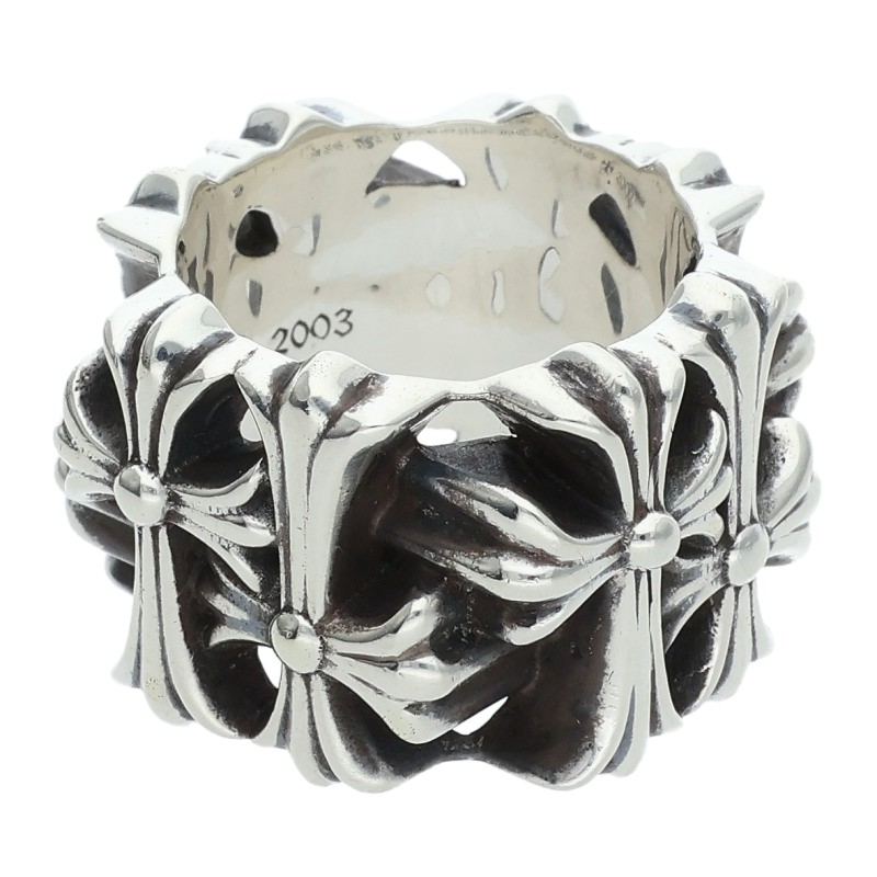 Chrome Hearts Square Cemetery Cross Silver Size ONE SIZE
