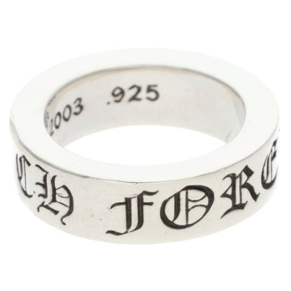 Chrome Hearts 6mm SPACER FOREVER Silver Ring Size ONE SIZE