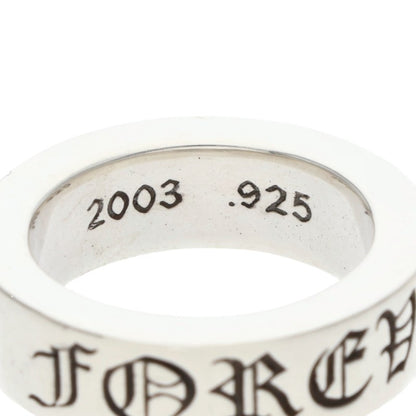 Chrome Hearts 6mm SPACER FOREVER Silver Ring Size ONE SIZE
