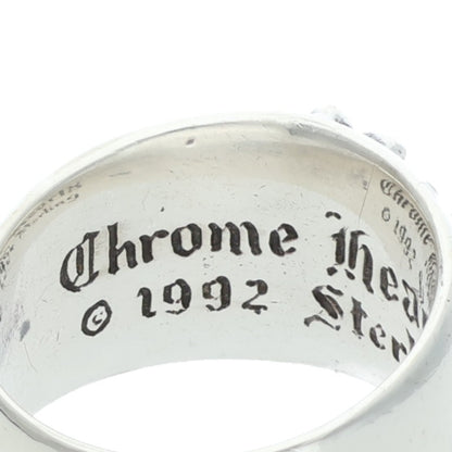Chrome Hearts FLRL CRS Sterling Silver Ring Size ONE SIZE