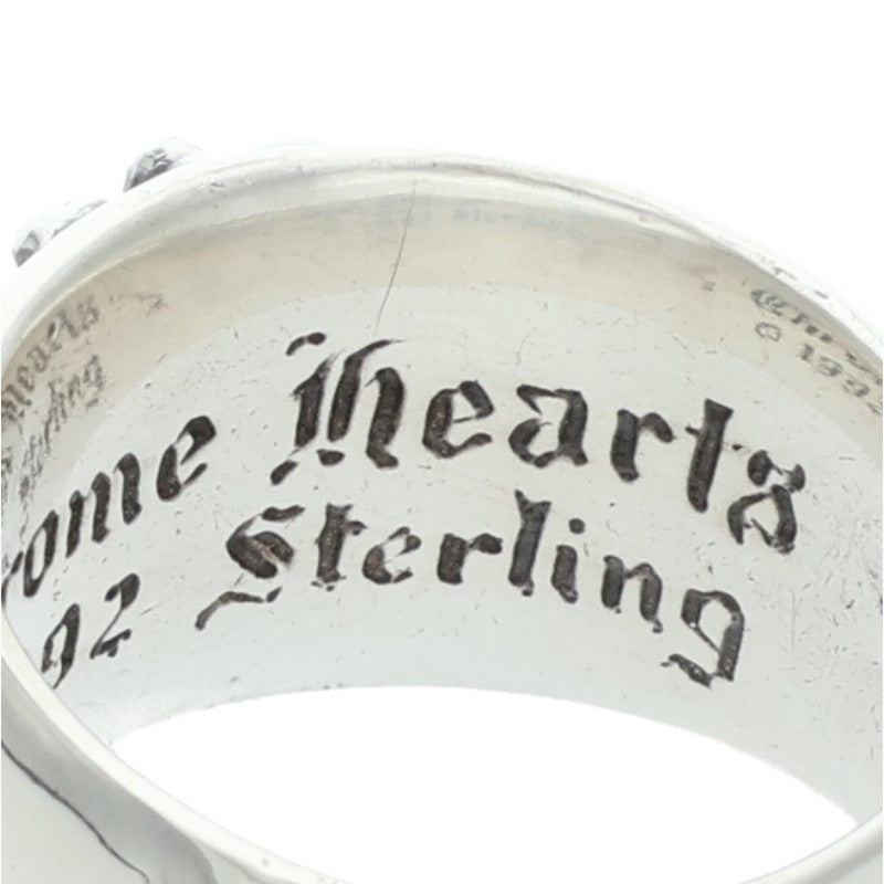 Chrome Hearts FLRL CRS Sterling Silver Ring Size ONE SIZE