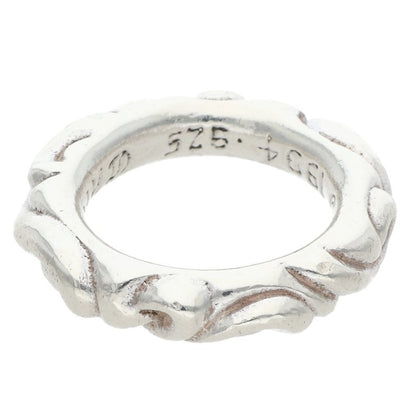 Chrome Hearts SCRL BAND Sterling Silver Ring Size ONE SIZE