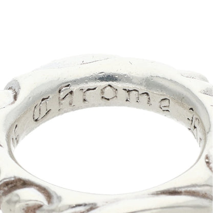 Chrome Hearts SCRL BAND Sterling Silver Ring Size ONE SIZE