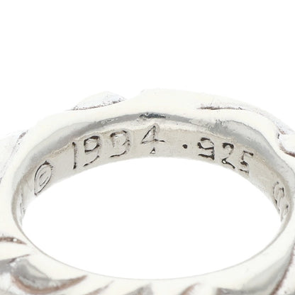 Chrome Hearts SCRL BAND Sterling Silver Ring Size ONE SIZE