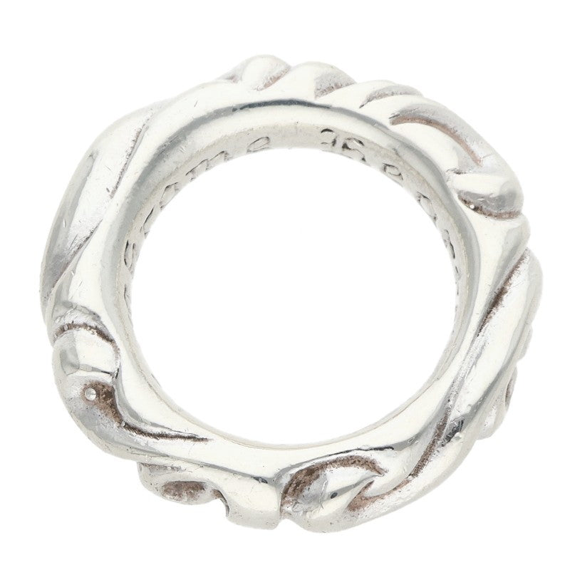 Chrome Hearts SCRL BAND Sterling Silver Ring Size ONE SIZE