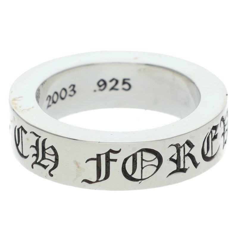 Chrome Hearts 6mm SPACER FOREVER Silver Ring Size ONE SIZE