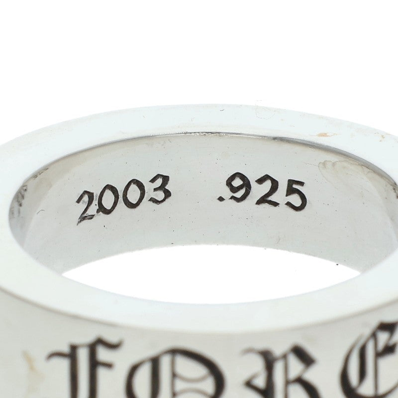 Chrome Hearts 6mm SPACER FOREVER Silver Ring Size ONE SIZE