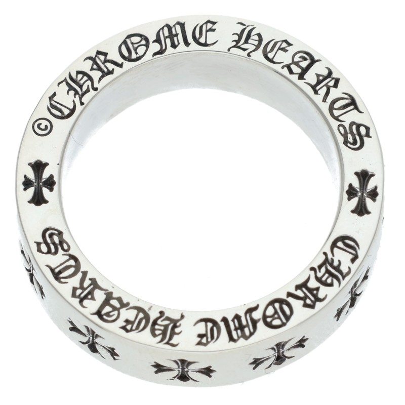 Chrome Hearts 6mm SPACER FOREVER Silver Ring Size ONE SIZE