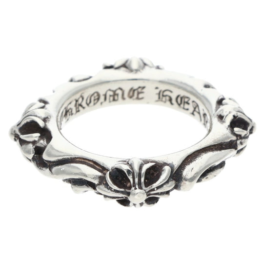Chrome Hearts SBT BAND Sterling Silver Ring Size ONE SIZE
